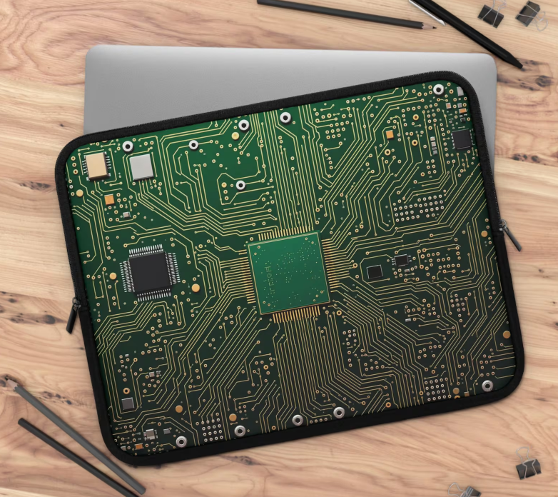 Circuit Board Laptop Sleeve